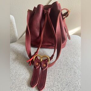 KMM & Co. Red Kodiak Bucket Bag